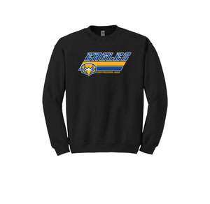 San Pasqual High School-Adult Unisex Crewneck Sweatshirt On-Demand Stripes Logo