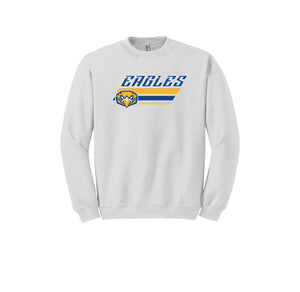 San Pasqual High School-Adult Unisex Crewneck Sweatshirt On-Demand Stripes Logo