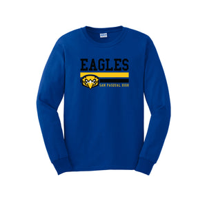 San Pasqual High School Spirit Wear 2024-25 On-Demand-Adult Unisex Long Sleeve Tee On-Demand Eagles Logo