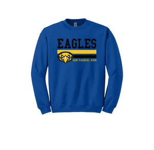 San Pasqual High School-Adult Unisex Crewneck Sweatshirt On-Demand Eagles Logo