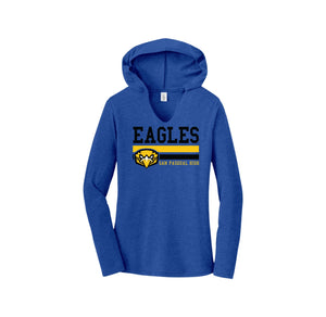 San Pasqual High School-Womens Premium Perfect Tri Long Sleeve Hoodie On-Demand Eagles Logo