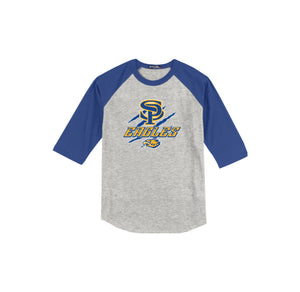 San Pasqual High School-Adult Unisex Baseball Tee On-Demand Claw Eagles