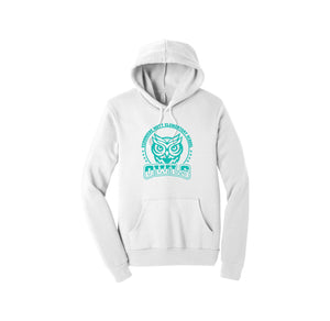 Mott Elementary Spirit Wear 2024 On-Demand-Adult Unisex Premium Sponge Fleece Pullover Hoodie On-Demand Teal Owl