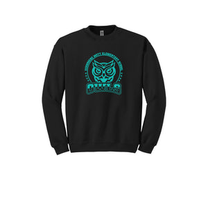 Mott Elementary Spirit Wear 2024 On-Demand-Adult Unisex Crewneck Sweatshirt On-Demand Teal Owl