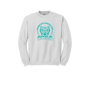 Mott Elementary Spirit Wear 2024 On-Demand-Adult Unisex Crewneck Sweatshirt On-Demand Teal Owl