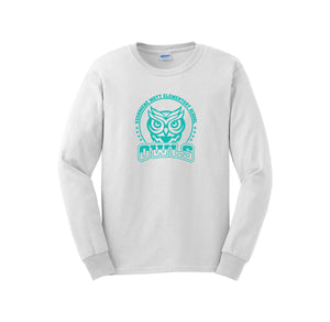 Mott Elementary Spirit Wear 2024 On-Demand-Adult Unisex Long Sleeve Tee On-Demand Teal Owl