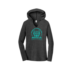 Mott Elementary Spirit Wear 2024 On-Demand-Womens Premium Perfect Tri Long Sleeve Hoodie On-Demand Teal Owl