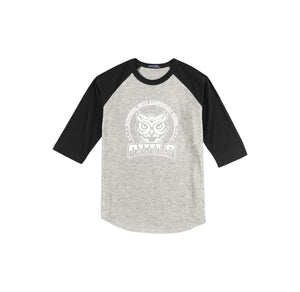 Mott Elementary Spirit Wear 2024 On-Demand-Youth Unisex Baseball Tee On-Demand White Owl