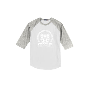 Mott Elementary Spirit Wear 2024 On-Demand-Youth Unisex Baseball Tee On-Demand White Owl