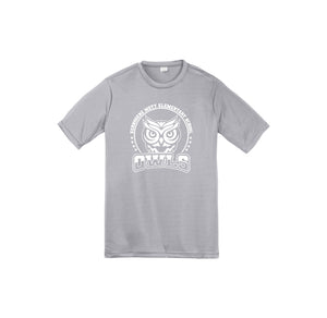 Mott Elementary Spirit Wear 2024 On-Demand-Youth Unisex Dri-Fit Shirt On-Demand White Owl