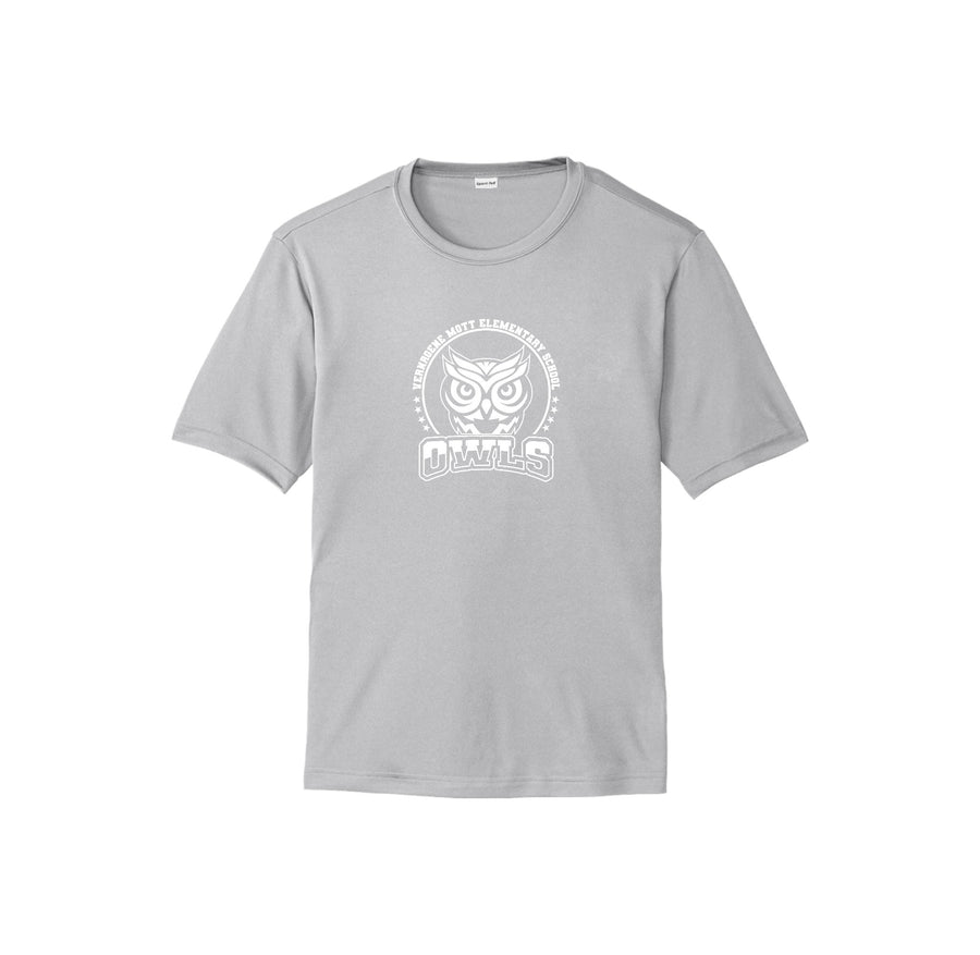 Mott Elementary Spirit Wear 2024 On-Demand-Adult Unisex Dri-Fit Shirt On-Demand White Owl