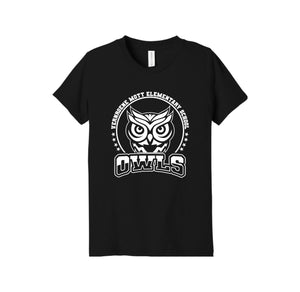 Mott Elementary Spirit Wear 2024 On-Demand-Youth Unisex Premium Triblend Short Sleeve Tee On-Demand White Owl