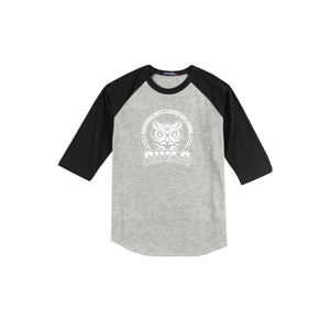 Mott Elementary Spirit Wear 2024 On-Demand-Adult Unisex Baseball Tee On-Demand White Owl