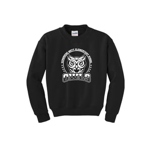 Mott Elementary Spirit Wear 2024 On-Demand-Youth Unisex Crewneck Sweatshirt On-Demand White Owl