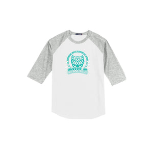 Mott Elementary Spirit Wear 2024 On-Demand-Adult Unisex Baseball Tee On-Demand Teal Owl