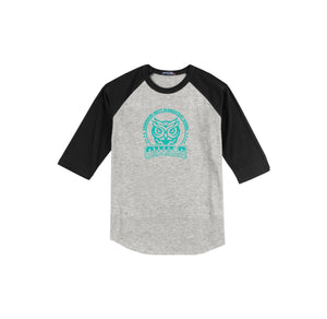 Mott Elementary Spirit Wear 2024 On-Demand-Adult Unisex Baseball Tee On-Demand Teal Owl