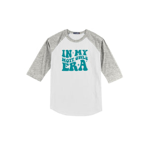 Mott Elementary Spirit Wear 2024 On-Demand-Youth Unisex Baseball Tee On-Demand Mott Owl Era