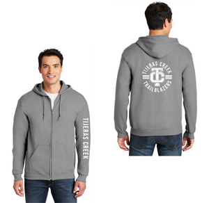 Tijeras Creek Elementary Spirit Wear 2024-25 On Demand-Adult Unisex Full-Zip Hooded Sweatshirt