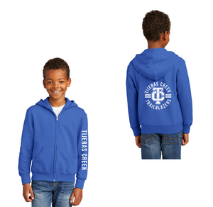 Tijeras Creek Elementary Spirit Wear 2024-25 On Demand-Youth Unisex Full-Zip Hooded Sweatshirt