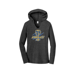 San Pasqual High School-Womens Premium Perfect Tri Long Sleeve Hoodie On-Demand Claw Eagles