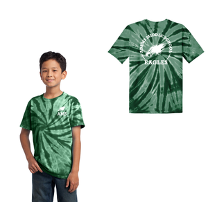 Adams Middle School Spirit Wear 2024-25 On Demand-Youth Unisex Tie-Dye Shirt