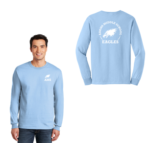 Adams Middle School Spirit Wear 2024-25 On Demand-Adult Unisex Long Sleeve Tee