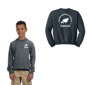 Adams Middle School Spirit Wear 2024-25 On Demand-Youth Unisex Crewneck Sweatshirt