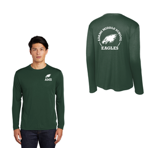 Adams Middle School Spirit Wear 2024-25 On Demand-Adult Unisex Dri-Fit Long Sleeve Tee