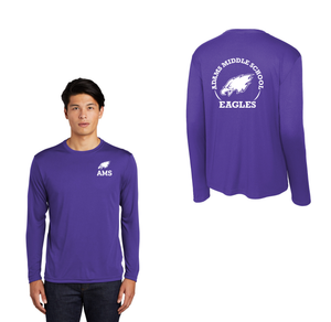 Adams Middle School Spirit Wear 2024-25 On Demand-Adult Unisex Dri-Fit Long Sleeve Tee