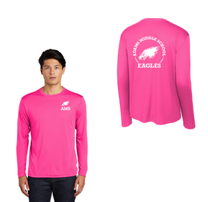 Adams Middle School Spirit Wear 2024-25 On Demand-Adult Unisex Dri-Fit Long Sleeve Tee