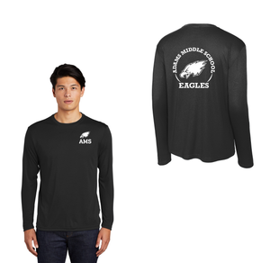 Adams Middle School Spirit Wear 2024-25 On Demand-Adult Unisex Dri-Fit Long Sleeve Tee