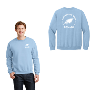 Adams Middle School Spirit Wear 2024-25 On Demand-Adult Unisex Crewneck Sweatshirt