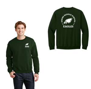 Adams Middle School Spirit Wear 2024-25 On Demand-Adult Unisex Crewneck Sweatshirt