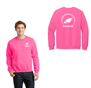 Adams Middle School Spirit Wear 2024-25 On Demand-Adult Unisex Crewneck Sweatshirt