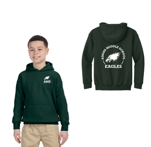 Adams Middle School Spirit Wear 2024-25 On Demand-Youth Unisex Hoodie