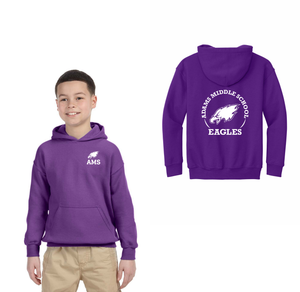 Adams Middle School Spirit Wear 2024-25 On Demand-Youth Unisex Hoodie