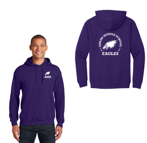 Adams Middle School Spirit Wear 2024-25 On Demand-Adult Unisex Hoodie