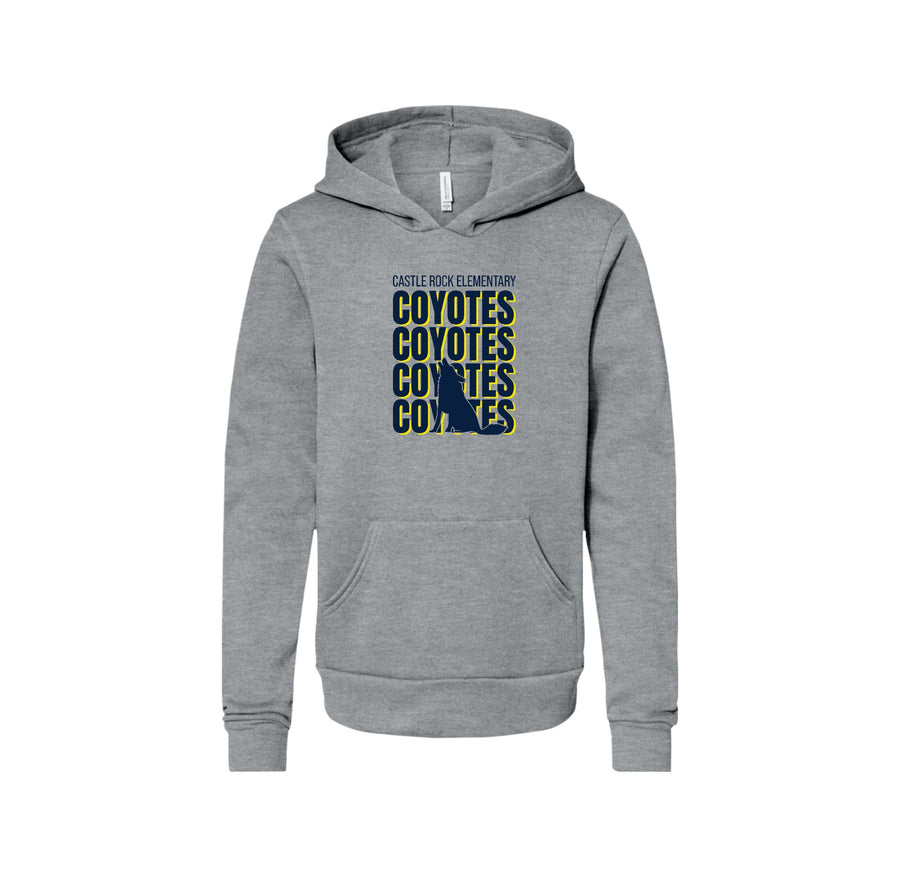 Castle Rock Elementary-Youth Unisex Premium Sponge Fleece Pullover Hoodie On-Demand