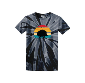 Holly Grove Elementary Spirit Wear On Demand 2024/25-Adult Unisex Tie-Dye Shirt Stripe