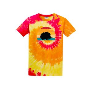 Holly Grove Elementary Spirit Wear On Demand 2024/25-Adult Unisex Tie-Dye Shirt Stripe