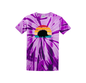 Holly Grove Elementary Spirit Wear On Demand 2024/25-Adult Unisex Tie-Dye Shirt Stripe