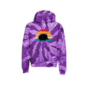 Holly Grove Elementary Spirit Wear On Demand 2024/25-Adult Unisex Tie-Dye Hoodie Stripe