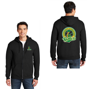 Ellerhorst Elementary-Adult Unisex Full-Zip Hooded Sweatshirt Circle