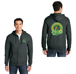 Ellerhorst Elementary-Adult Unisex Full-Zip Hooded Sweatshirt Circle