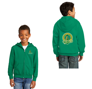 Ellerhorst Elementary-Youth Unisex Full-Zip Hooded Sweatshirt Circle