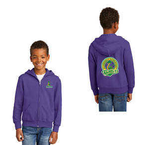 Ellerhorst Elementary-Youth Unisex Full-Zip Hooded Sweatshirt Circle