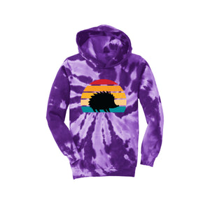 Holly Grove Elementary Spirit Wear On Demand 2024/25-Youth Unisex Tie-Dye Hoodie Stripe