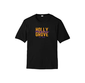 Holly Grove Elementary Spirit Wear On Demand 2024/25-Adult Unisex Dri-Fit Shirt Typographic