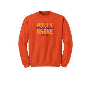 Holly Grove Elementary Spirit Wear On Demand 2024/25-Adult Unisex Crewneck Sweatshirt Typographic