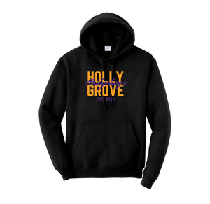 Holly Grove Elementary Spirit Wear On Demand 2024/25-Adult Unisex Hoodie Typographic